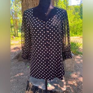 ⭐️$5 when bundled⭐️ Polka Dot Top